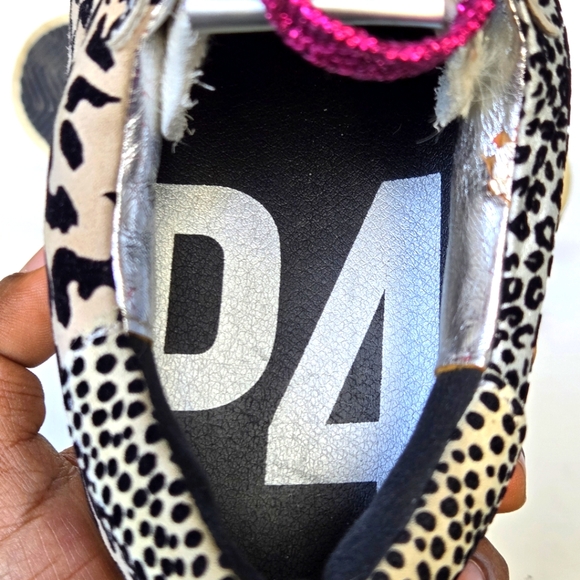 p448 zebra print sneaker with pink laces size 39 - Picture 7 of 8